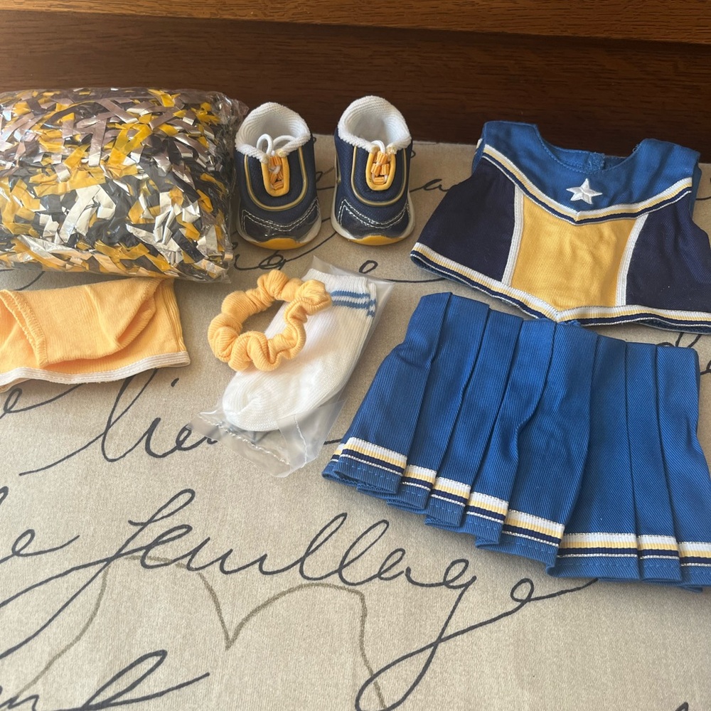 American Girl Blue Cheerleader Outfit - Picture 3 of 7